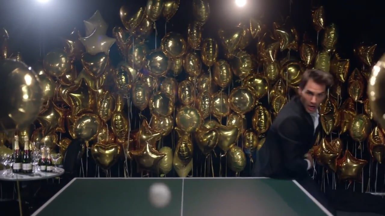 OPEN THE NOW - EPIC PING PONG WITH ROGER FEDERER